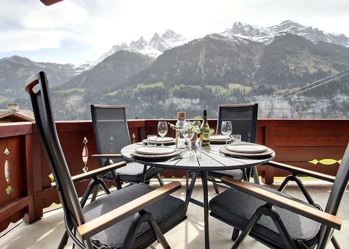 Mossettes 5, Penthouse Sunny Terrasse And Sauna Hotel Champéry