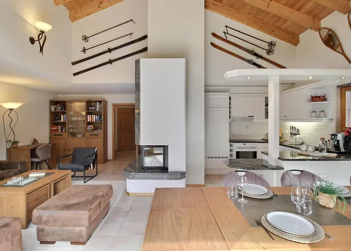 Mossettes 5, Penthouse Sunny Terrasse And Sauna Champéry